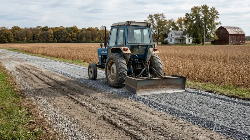 Gravel Driveway Installation & Grading Dayton